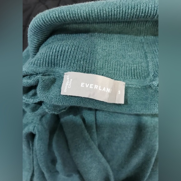 Everlane Merino Wool Short Sleeve Turtleneck Shirt Tee Sweater - Picture 10 of 11